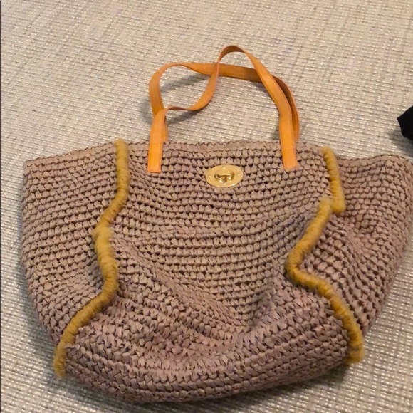crochet beach tote